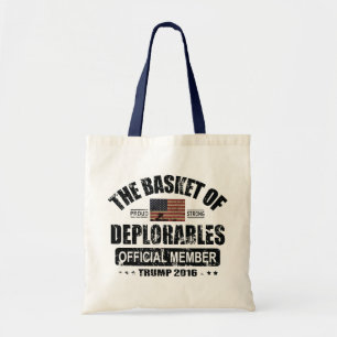 Offizieller Mitgliedskorb von Deplorables Tragetasche