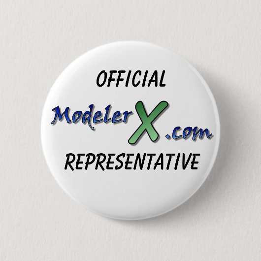 Offizieller ModelerX.com-Vertreter-Knopf Button (Vorderseite)