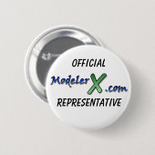 Offizieller ModelerX.com-Vertreter-Knopf Button (Vorne & Hinten)