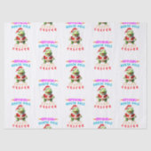 Offizieller Nordpol Cookie Tester Weihnachten Seidenpapier (Vorderseite)