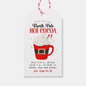 Offizieller Nordpol - Hot-Cocoa-Geschenk Geschenkanhänger (Vorderseite)