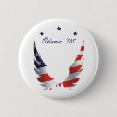 Offizieller Obama-Knopf #1 Button (Vorderseite)