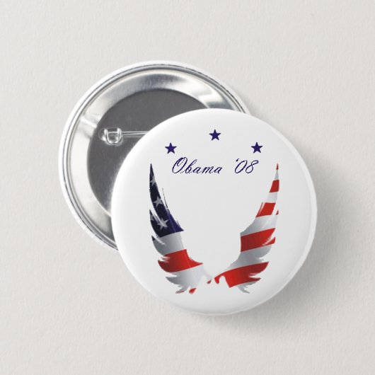 Offizieller Obama-Knopf #1 Button (Vorne & Hinten)