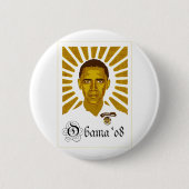 Offizieller Obama-Knopf #7 Button (Vorderseite)