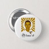 Offizieller Obama-Knopf #7 Button (Vorne & Hinten)