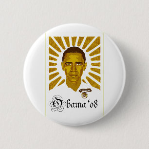 Offizieller Obama-Knopf #7 Button