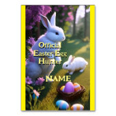 Offizieller Ostereier Tischnummer (Vorderseite)