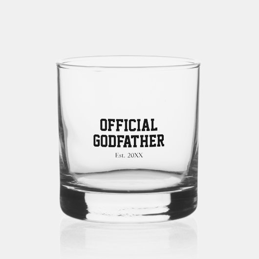 Offizieller Pate Whiskyglas (Vorderseite)