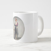 Offizieller Raden Saleh® Kaffeebecher Jumbo-Tasse (Vorderseite Rechts)