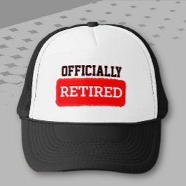 Offizieller Retiree! Sie werden stolz sein zu trag Truckerkappe