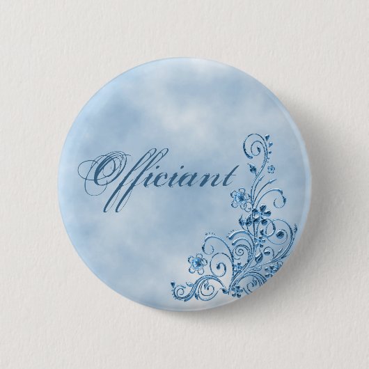 Offizieller Round Button: Sky Blue Elegance Button (Vorderseite)