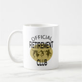Offizieller Ruhestands-Verein Kaffeetasse (Links)