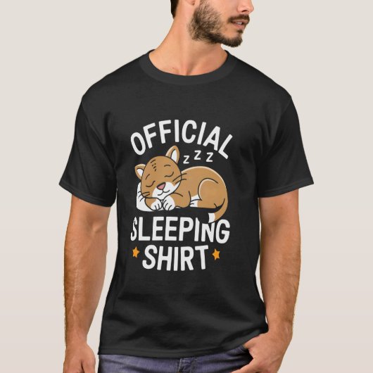 Offizieller Schlaf Cougar T-Shirt (Vorderseite)