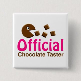 Offizieller Schokoladen-Schmecker Button