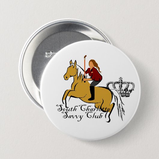 Offizieller SCSC Logo-Knopf Button (Vorne & Hinten)