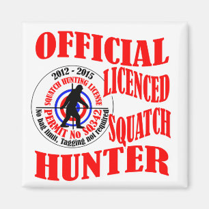 Offizieller squatch Jäger Magnet