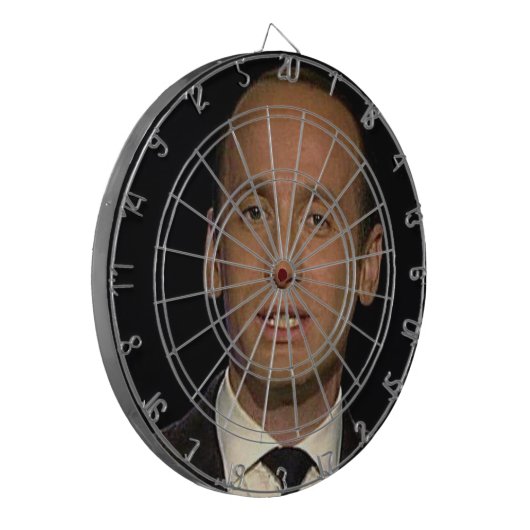 offizieller Stephen-Müller Dartboard Dartscheibe (Vorderseite Links)
