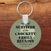 Offizieller Survivor von Texas Family Wiedersehen Schlüsselanhänger (Vorderseite)