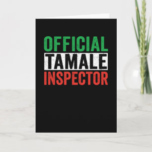 Offizieller Tamale-Inspektor Karte