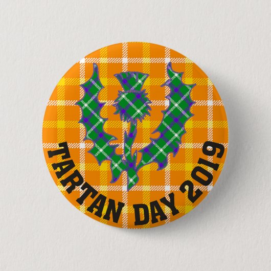 Offizieller Tartan-Tagesknopf 2019 Button (Vorderseite)