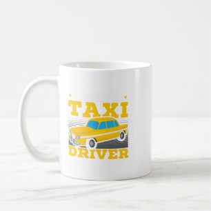 Offizieller Taxifahrer Taxicab Fahrer Cabbie 1 Kaffeetasse