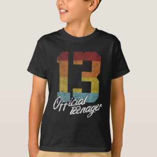 Offizieller Teenager 13. Geburtstag 13 Jahre Alte T-Shirt