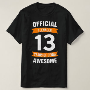 Offizieller Teenager 13. Geburtstag 13 Jahre alte T-Shirt