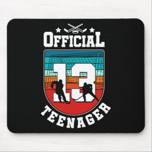 Offizieller Teenager 13. Geburtstag 13 Jahre alter Mousepad