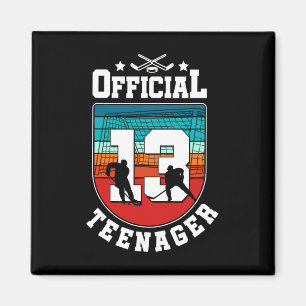 Offizieller Teenager 13. Geburtstag 13-jähriger Ju Magnet