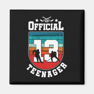 Offizieller Teenager 13. Geburtstag 13-jähriger Ju Magnet