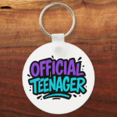 Offizieller Teenager - 13. Geburtstag für Teenager Schlüsselanhänger (Vorderseite)