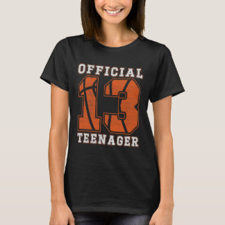 Offizieller Teenager 13. Geburtstag Junge Party By T-Shirt