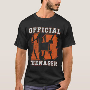 Offizieller Teenager 13. Geburtstag Junge Party By T-Shirt