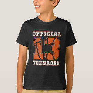 Offizieller Teenager 13. Geburtstag Junge Party T-Shirt