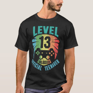 Offizieller Teenager 13. Geburtstag Level 13 freig T-Shirt