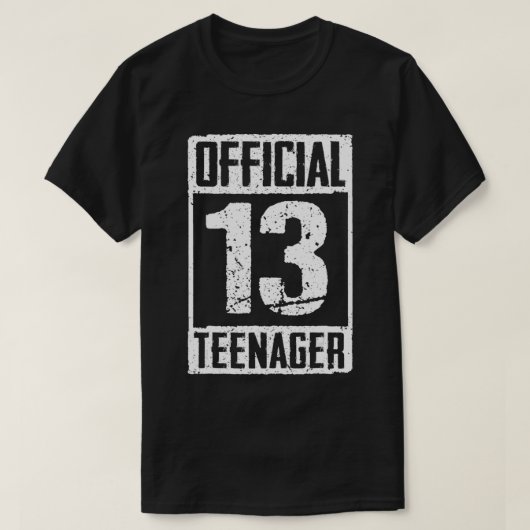 OFFIZIELLER Teenager 13 Jahre alt Geschenke 13. Ge T-Shirt (Design vorne)