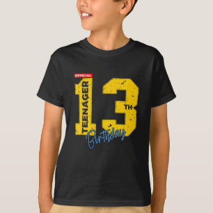 Offizieller Teenager im Alter von 13 Jahren 13. Ge T-Shirt