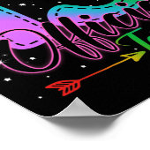 Offizieller Teenager in Regenbogenfarben 13. Gebur Poster (Ecke)