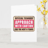 OFFIZIELLER TEENAGER KARTE (Gelbe Blume)