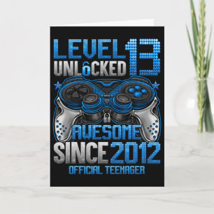 Offizieller Teenager Level 13 freigeschaltete Gesc Karte