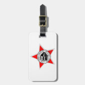 Offizieller transsibirischer Reisend-Vereinumbau Gepäckanhänger (Vorderseite vertikal)