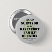 Offizieller Überlebender (grün) Button (Vorne & Hinten)