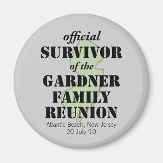 Offizieller Überlebender (grün) Magnet