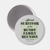 Offizieller Überlebender Magnet (Vorderseite/Rückseite)