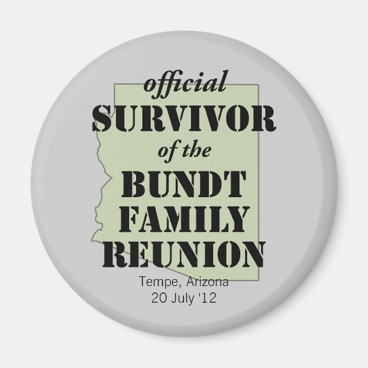 Offizieller Überlebender Magnet (Vorne)