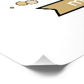 Offizieller Unruhestifter | Lustige Haustier-Kompl Poster (Ecke)
