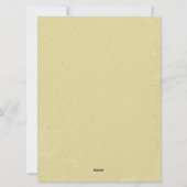 Offizieller Vintager Weihnachtsbrief Feiertagskarte (Rückseite)