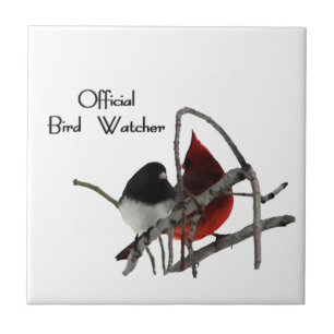 Offizieller Vogelbeobachter Fliese