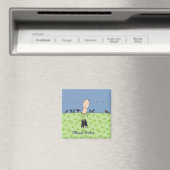 Offizieller Vogelbeobachter-Quadrat-Magnet Magnet (In Situ (Geschirrspüler))