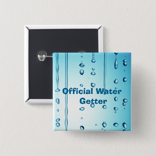 Offizieller Wasser-Empfänger Button (Vorne & Hinten)
